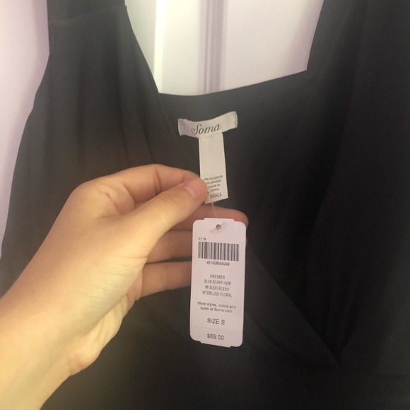 Soma sleeveless scarf hem dress - Picture 3 of 4